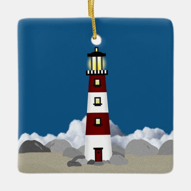 Lighthouse Ornament (Front)