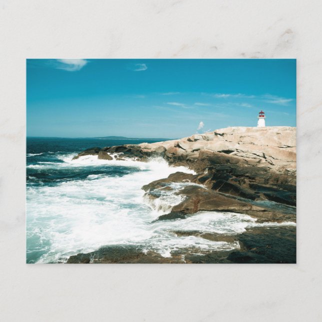Lighthouse Peggys Cove Nova Scotia Canada Postcard (Front)