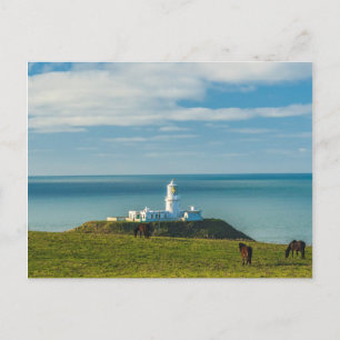 Lighthouse Pembrokeshire Strumble Head Wales Postcard