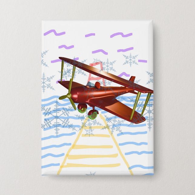 Lighthouse Pier Biplane Blue Waves  (Front)