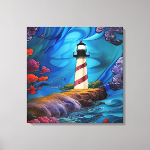 Lighthouse Point Canvas Print