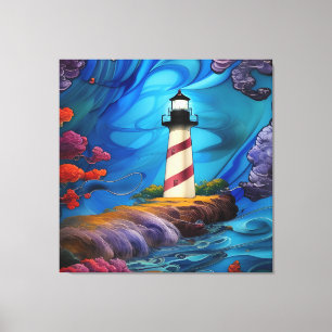 Lighthouse Point  Canvas Print