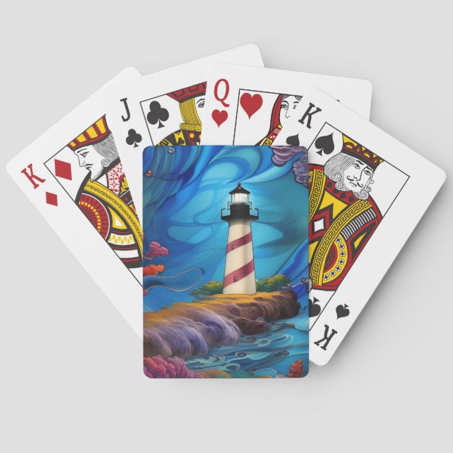 Lighthouse Point  Playing Cards (Back)