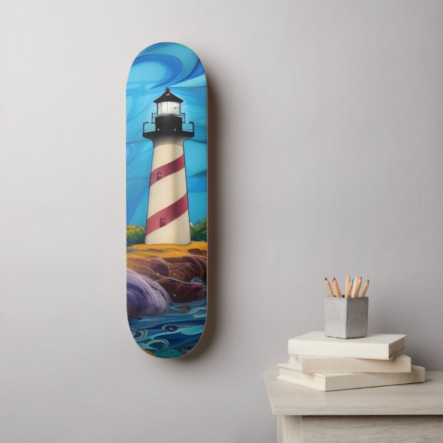 Lighthouse Point  Skateboard (Wall Art)
