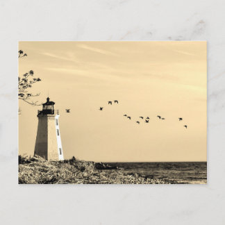 Lighthouse postcard - Bridgeport, CT