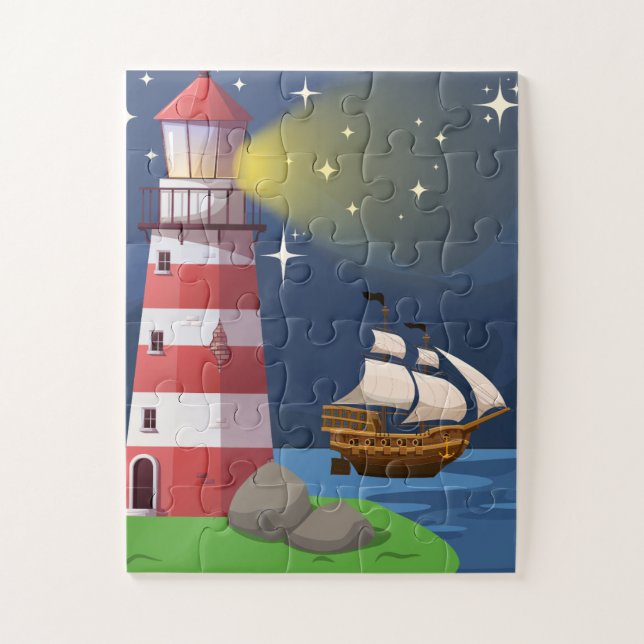 Lighthouse Puzzle (Vertical)