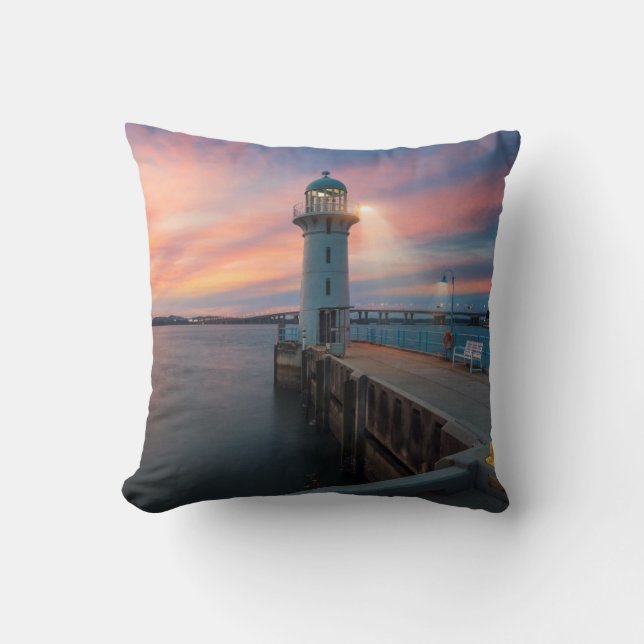 Lighthouse Raffles | Marina, Singapore Cushion (Front)