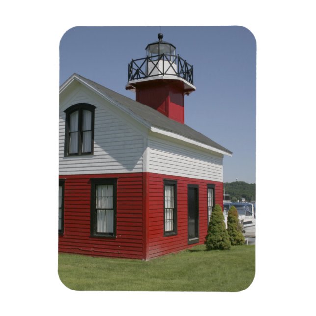 Lighthouse relocated shore in Douglas near 2 Magnet (Vertical)
