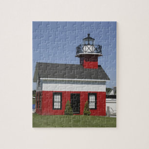 Lighthouse relocated shore in Douglas near Jigsaw Puzzle