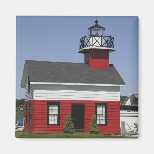 Lighthouse relocated shore in Douglas near Magnet (Front)