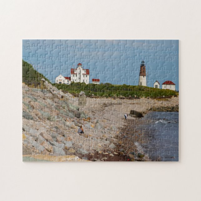 Lighthouse Rhode Island. Jigsaw Puzzle (Horizontal)