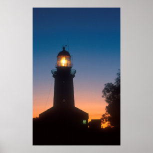 Lighthouse, Robben Island, Cape Town 2 Poster