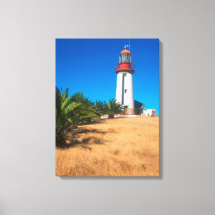 Lighthouse, Robben Island, Cape Town Canvas Print