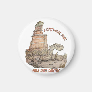 Lighthouse Rock Rattlesnake Magnet