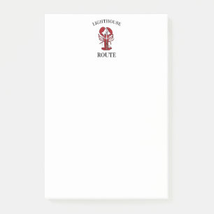 Lighthouse route Lobster Trident Nova Scotian 902 Post-it Notes