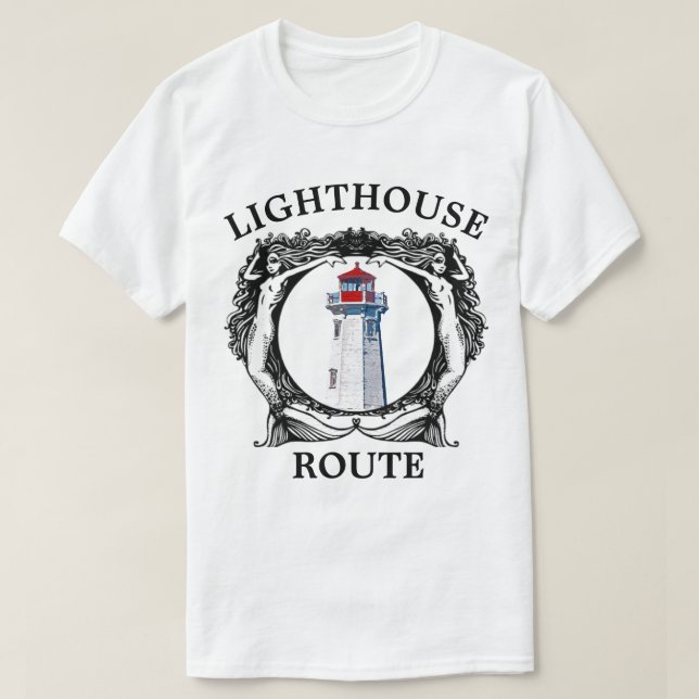 Lighthouse Route Peggy's Cove Nova Scotia Shirt (Design Front)