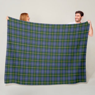Lighthouse route Peggy's cove Nova Scotia Tartan F Fleece Blanket