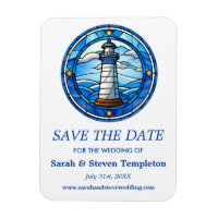 Lighthouse Sailing Nautical Wedding Save The Date
