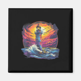 Lighthouse Sailing Sea Beach Boating Seaside House Magnet