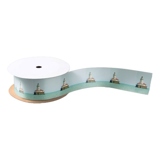 lighthouse satin ribbon (Spool)