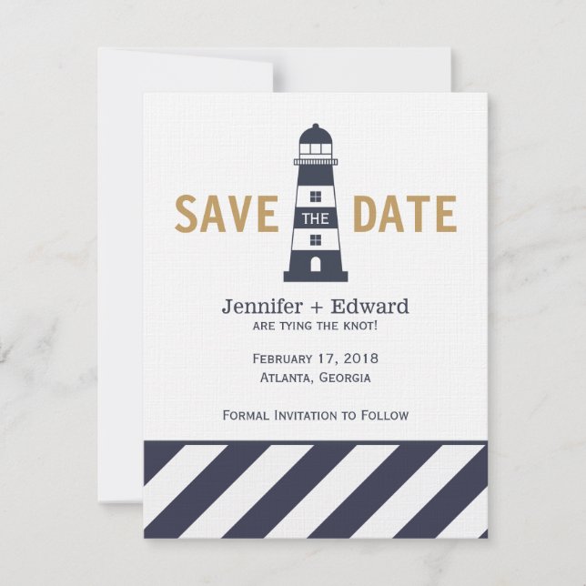 Lighthouse Save The Date (Front)