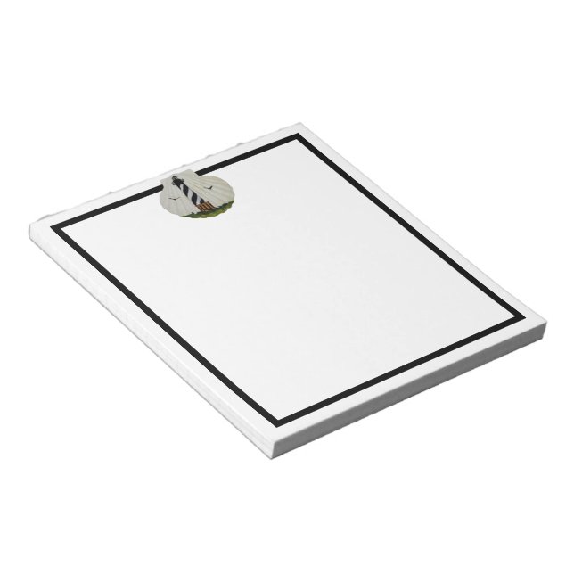 Lighthouse Scallop Shell Notepad (Angled)