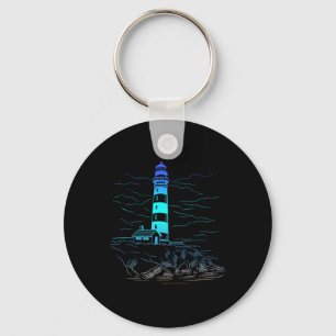 Lighthouse Seaside House Sailing Sea Beach Life Bo Key Ring