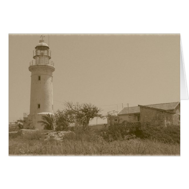 Lighthouse (sepia) (Front Horizontal)