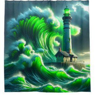Lighthouse Shower Curtain