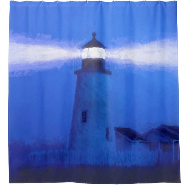 Lighthouse Shower Curtain (Front)