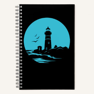Lighthouse Silhouette Notebook