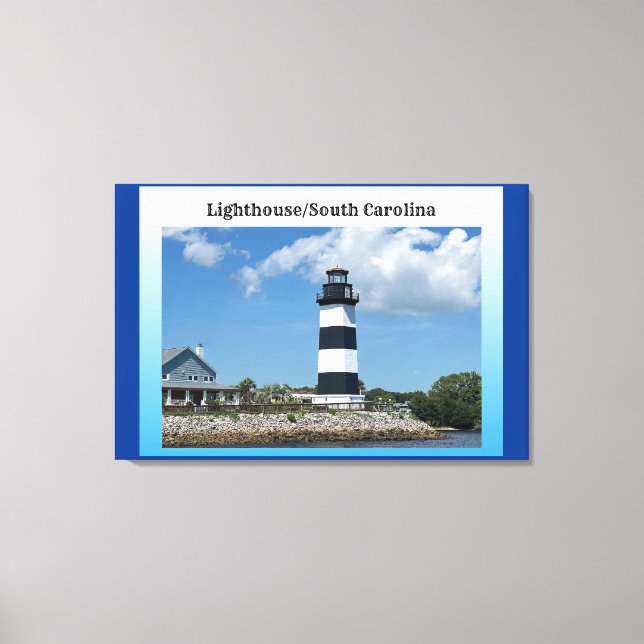 Lighthouse/South Carolina Canvas Print (Front)