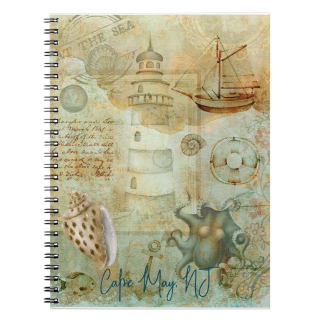 Lighthouse Spiral Journal/Guest Book (Front)