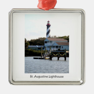 Lighthouse St. Augustine Metal Tree Decoration