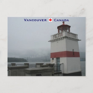 Lighthouse Stanley Park Vancouver Canada Postcard