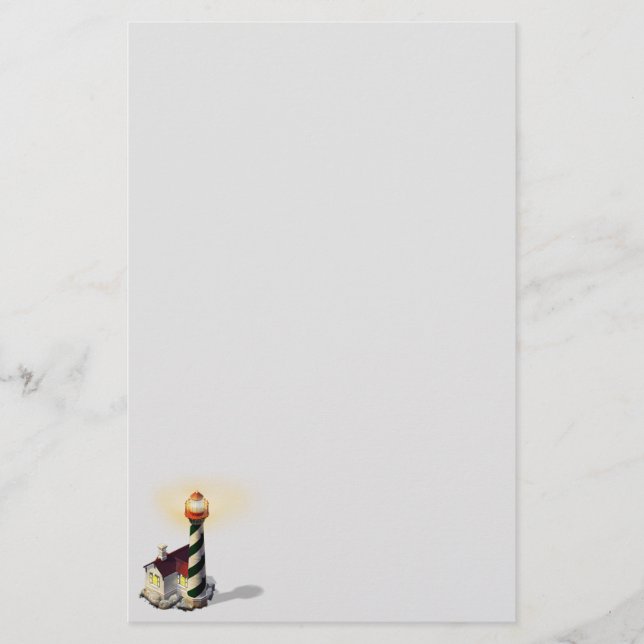 Lighthouse Stationery 10 Sheets (Front)