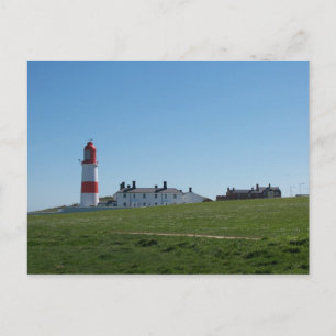 Lighthouse summer postcard