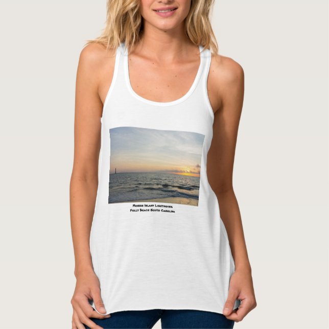 Lighthouse Sunrise Tank Top (Front)