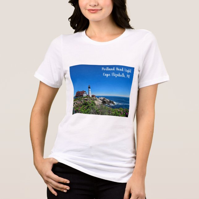 Lighthouse T-Shirt Tri-Blend Shirt (Front)