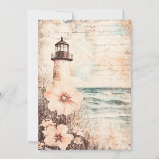Lighthouse  thank you card