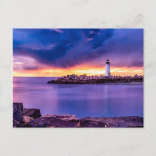 Lighthouse Tropical Coastal Destiny's Destiny Postcard
