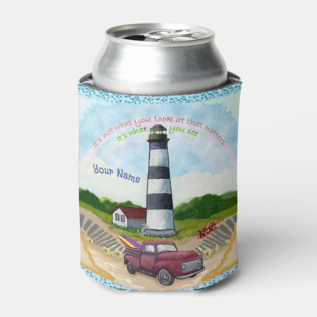 Lighthouse Truck Choice   Can Cooler (Can Front)