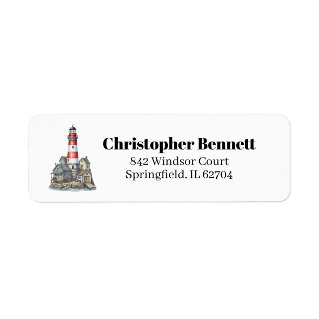 Lighthouse Village Return Label (Front)