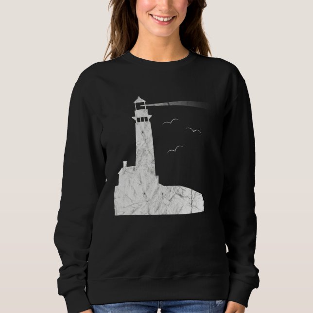 Lighthouse Watchtower Beacon Leading Light Lightho Sweatshirt (Front)