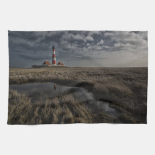 Lighthouse Westerhever Tea Towel