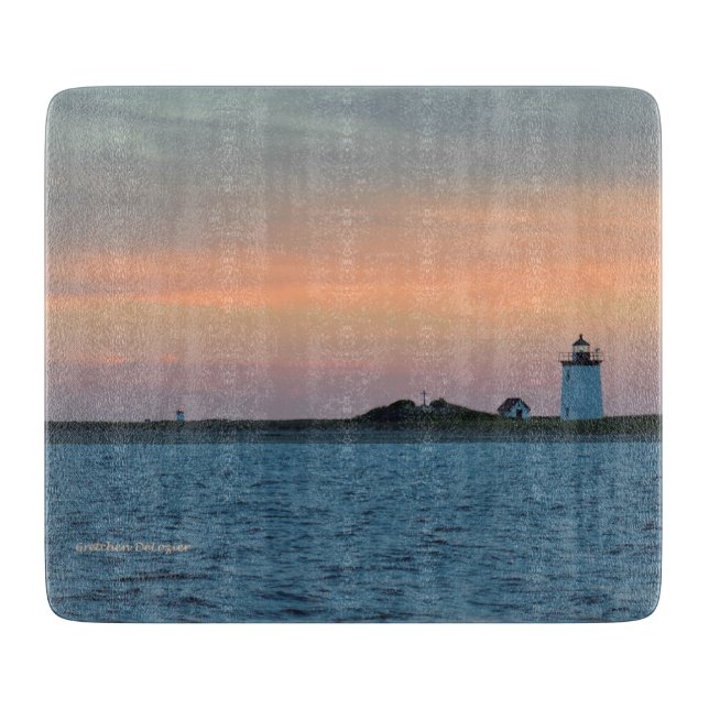 Lighthouses at the Cape Cutting Board (Front)