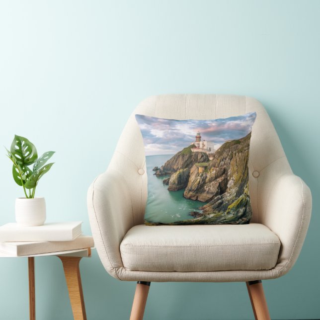 Lighthouses | Baily Lighthouse Dublin, Ireland Cushion (Chair)