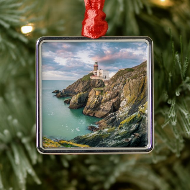 Lighthouses | Baily Lighthouse Dublin, Ireland Metal Tree Decoration (Tree)