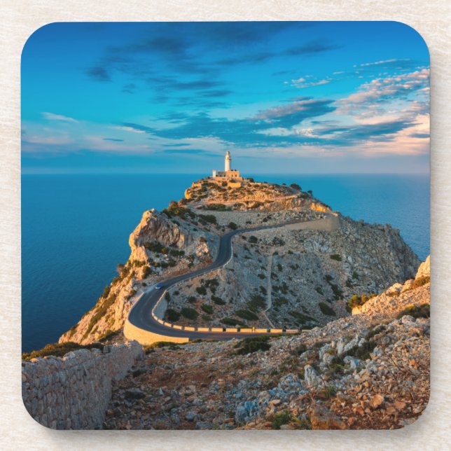 Lighthouses | Balearic Islands, Spain Coaster (Front)