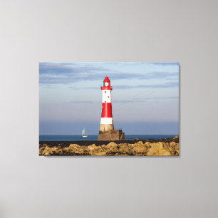 Lighthouses   Beachy Head Lighthouse England Canvas Print